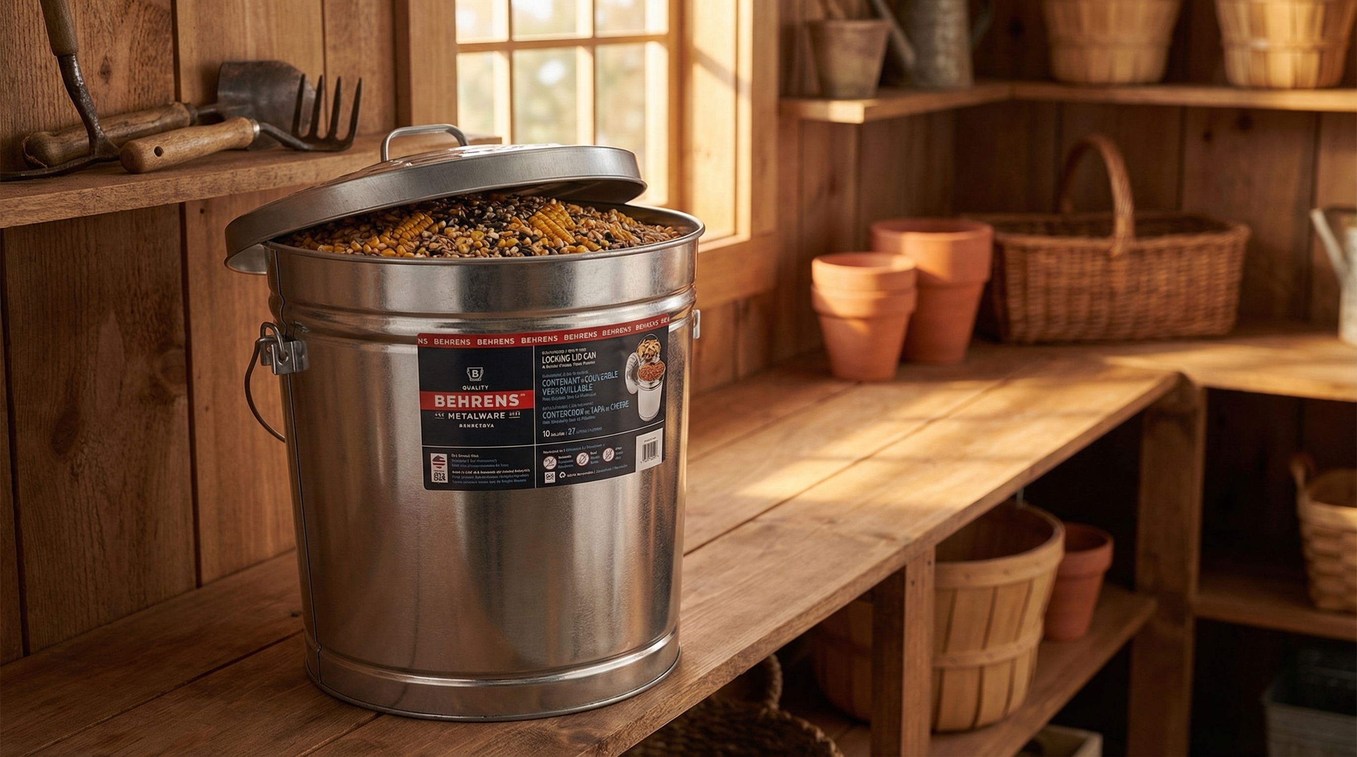 Why Galvanized Steel Storage Cans Are a Farm and Garden Essential