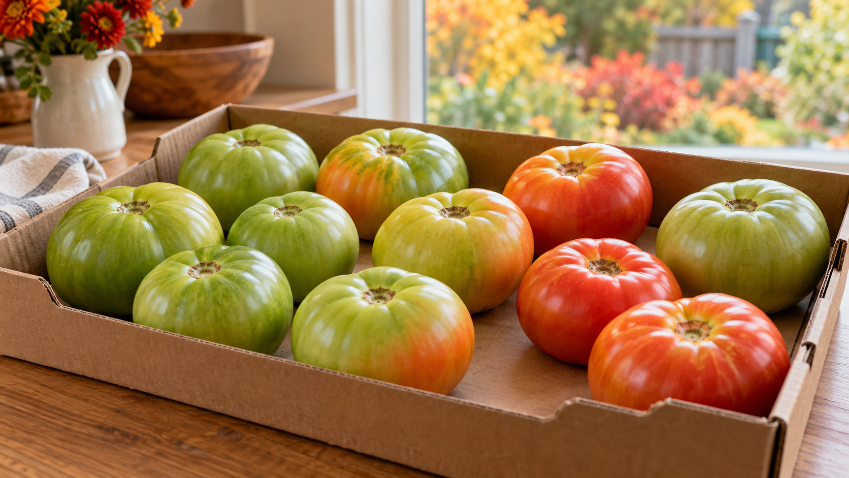 Green Tomatoes at Season’s End: Which Ones Can Ripen Indoors?