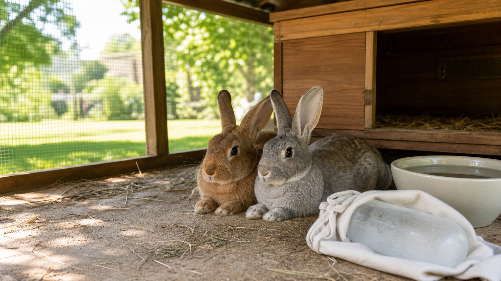 Keeping Rabbits Cool in Ohio: A Practical Summer Heat-Safety Guide