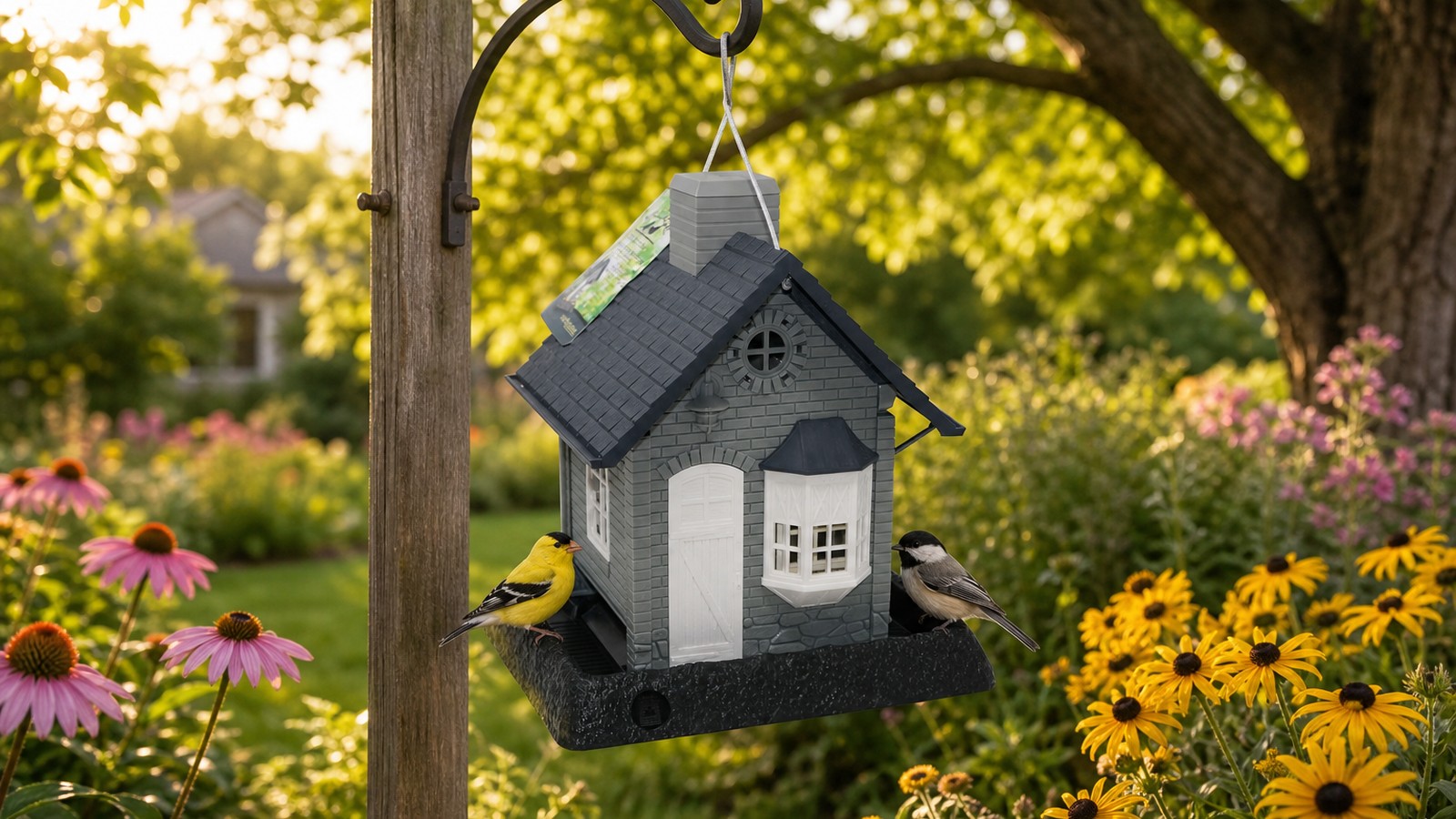 Attract More Backyard Birds This Summer With a Cottage-Style Feeder That Looks Beautiful Too